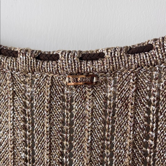 St John Vintage Brown Knit Women's Top Small - Picture 4 of 4